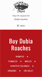 Mobile Screenshot of dubiaroachdepot.com